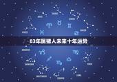 83年属猪人未来十年运势，1983年属猪，一生劫数