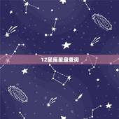 12星座星盘查询，星座星盘怎么看
