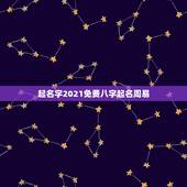 起名字2021免费八字起名周易，起名字2021免费杨八字起名杨梦涵？