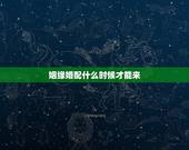 姻缘婚配什么时候才能来，我的姻缘什么时候才到来？
