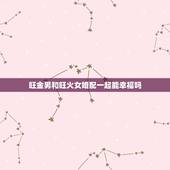 旺金男和旺火女婚配一起能幸福吗，五行金旺女和五行火旺男能结婚吗