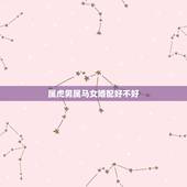 属虎男属马女婚配好不好，属虎(男)2月初一凌晨3:50出生与属马(女)