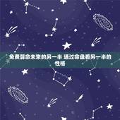 免费算命未来的另一半 通过命盘看另一半的性格