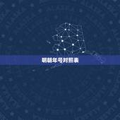 明朝年号对照表，明朝皇帝顺序及年号表内容是什么？