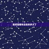属虎是哪年出生的多大了，属虎的1995年那年多大