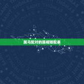 属马配对的属相婚配表，属马人2022 年运势及运程