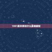 1991属羊男和什么属相最配，1991属羊女婚配表
