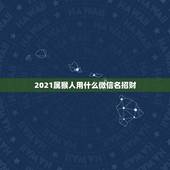 2021属猴人用什么微信名招财，女旺财的微信名字有什么？