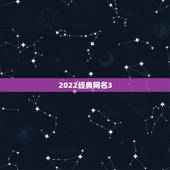2022经典网名3，2021好听网名