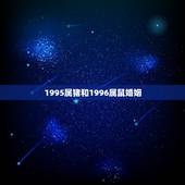 1995属猪和1996属鼠婚姻，1995年女属猪的人婚姻