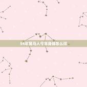 54年属马人今年身体怎么样，1954年属马的人2022 年如何