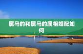 属马的和属马的属相婚配如何，属马的和什么属相最相配 12属相婚配表