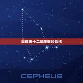 星座表十二星座表的性格 史上最全最准的星座分析