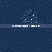 郭俊辰属相与什么属相最配，敦俊辰的个人资料