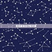 生肖属相五行配对表，生肖五行配对