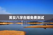 男女八字合婚免费测试 免费查两个人生辰八字合不合
