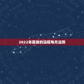 2022年属猪的运程每月运势，1983年属猪女2021年运势每月及运程