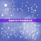 属龙的今年下半年运势怎么样，76年属龙2022 年下半年运势