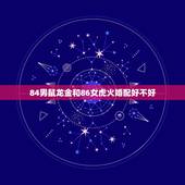 84男鼠龙金和86女虎火婚配好不好，86女虎和88男龙婚配如何？