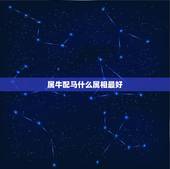 属牛配马什么属相最好，女属牛，男属马，配么？