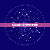 98年农历3月出生的虎婚姻，万年历日历农历