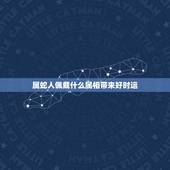属蛇人佩戴什么属相带来好时运，属蛇的戴什么属相好