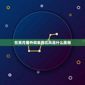 在寅月窗外吹来西北风是什么属相，看那东南西北风、吹着不同的脸孔”是哪首