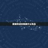 属猪的适合佩戴什么饰品，2022年属猪佩戴吉祥物