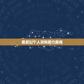霍启山个人资料简介属相，章子怡的个人资料