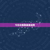 今日水瓶座星座运势，水瓶座明天运势