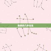 属猴的几年出生，属羊的鸡年出生