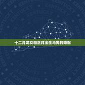 十二月龙女和正月出生马男的婚配，属龙女和数属马男婚配吗？求解答，感激！