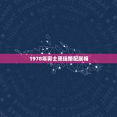 1978年男士更佳婚配属相，1978属马能有几个儿女
