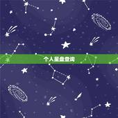 个人星盘查询(超完整版)，免费个人星盘分析