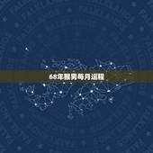 68年猴男每月运程，68年属猴男在2022 年