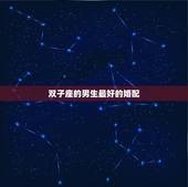 双子座的男生最好的婚配，双子座的男生最适合找什么星座的老婆？