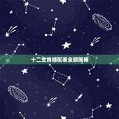十二生肖婚配表全部属相，12生肖配对表