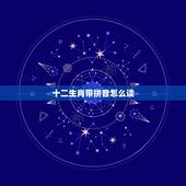 十二生肖带拼音怎么读，十二生肖肖的读音几声