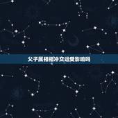 父子属相相冲交运受影响吗，我想请问一下交运吋家人有属相相冲之人在两间屋