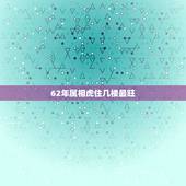 62年属相虎住几楼最旺，1962年出生属虎的买楼房买几层好