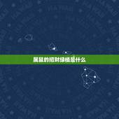 属鼠的招财绿植是什么，家里养什么绿植招财