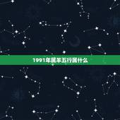 1991年属羊五行属什么，1991年金羊命五行缺什么