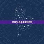 85年12月出生命好不好 1985年12月属牛是什么命