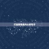 打动摩羯座内心的句子，最适合写给摩羯座的情话