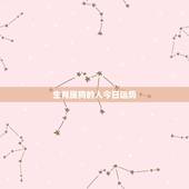 生肖属狗的人今日运势 属狗人未来10年大运