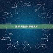 属羊人连续3年犯太岁，21年属羊人犯太岁
