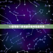 12属相哪个属相最好最有福最有钱，12生肖什么动物最富有