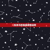 生肖马双鱼座感情运势，2011年属马双鱼座工作爱情运势怎么样呐？