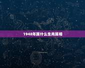 1948年属什么生肖属相，1948年是什么生肖
