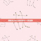 属蛇女2022年农历十一月运势，属蛇人虎年运势2022